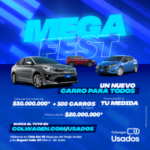 Colwagen Usados Megafest Julio 2026